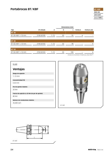 REGO-FIX Main Catalogue SPANISH