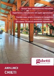 Annunci Gabetti Chieti. Edizione di Luglio