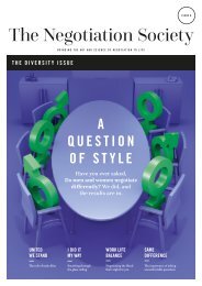 The Negotiation Society Magazine: The Diversity Issue