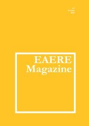 EAERE Magazine - N.9 Summer 2020