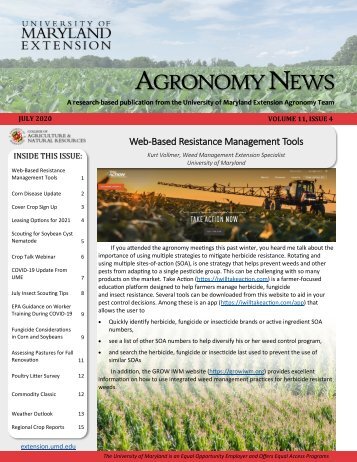 Agronomy News 2020