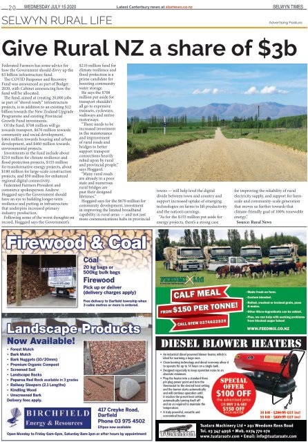 Selwyn Times: July 15, 2020