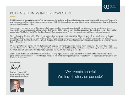 2020 Q2 In Review - Integrity Wealth Advisors, Ventura, CA