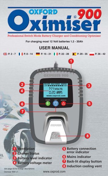 Oximiser instructions.indd - Motorradtechnik Engelmann