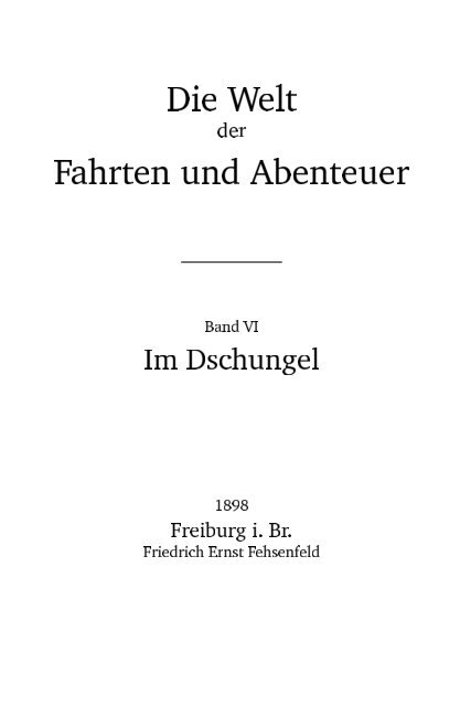 Die Welt Fahrten und Abenteuer - Karl-May-Gesellschaft