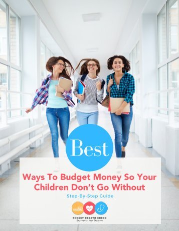 Ebook - Ways to budget money so your children don&#039;t go without