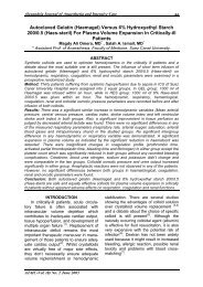 Autoclaved Gelatin (Haemagel) Versus 6% Hydroxyethyl Starch 200 ...