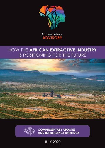 Adams.Africa Advisory Insights - July 2020 Newsletter