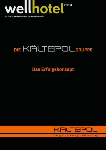 wellhotel Sonderheft Die Kältepol Gruppe