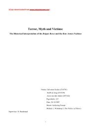Terror, Myth and Victims: - Brigate Rosse