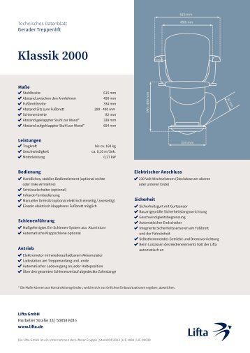 Datenblatt Klassik 2000