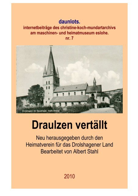 Draulzen vertällt - Christine-Koch-Mundartarchiv