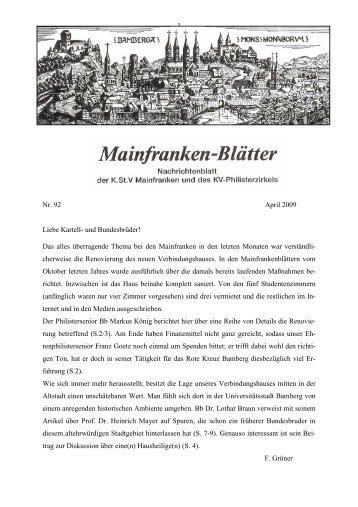 Unsere Ottonen feiern ihren 80. Geburtstag - Mainfranken zu Bamberg