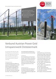 Referenzblatt Umspannwerk Oststeiermark - Christof Group