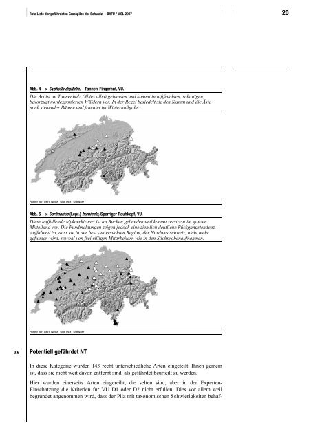 Rote Liste Grosspilze - Vapko