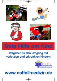 Erste Hilfe am Kind - Allgemeine Sanitätshilfe e.V.