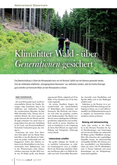 Waldverband Aktuell - Ausgabe 2020-03
