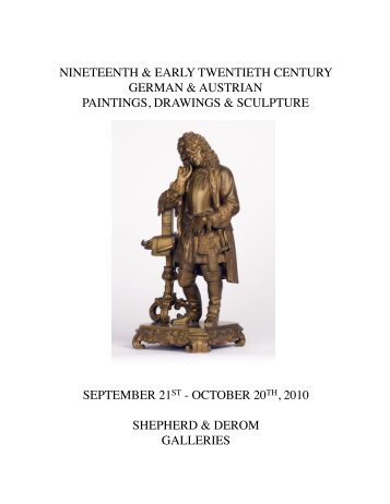 Nineteenth & Early Twentieth Century - Shepherd & Derom Galleries