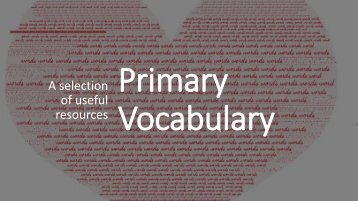 Primary - Vocabulary Magazine