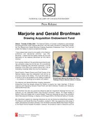 Marjorie and Gerald Bronfman Drawing Acquisition Endowment Fund
