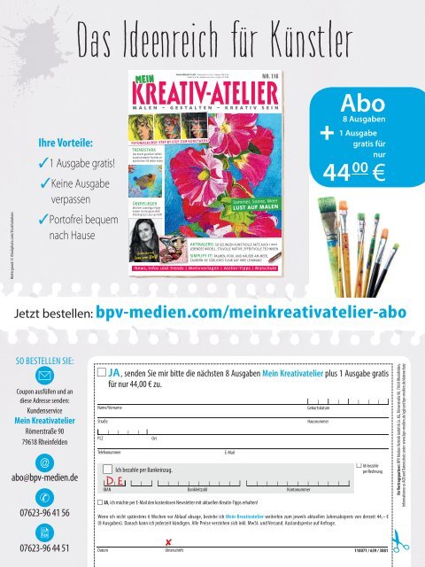 Mein Kreativ-Atelier Nr. 116