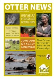 OTTER NEWS - The International Otter Survival Fund