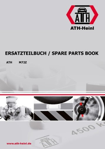 ATH-Heinl ERSATZTEILBUCH SPARE PARTS BOOK M72Z
