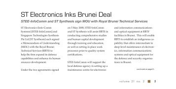 ST Electronics Inks Brunei Deal