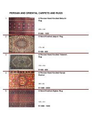 PERSIAN AND ORIENTAL CARPETS AND RUGS