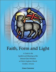 Faith, Form and Light: A Guide to the Stained Glass Windows at Christ Anglican Church