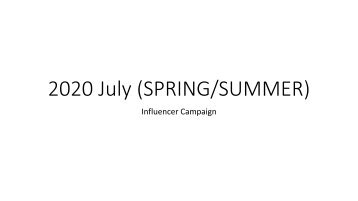 July Influencer Campaign