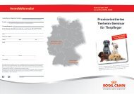 Praxisorientiertes Tierheim-Seminar für Tierpfleger - ROYAL CANIN ...