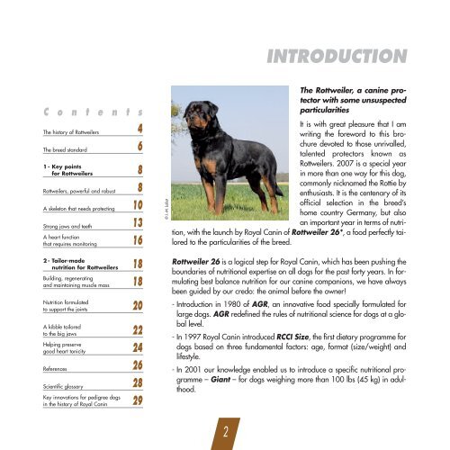 Specific breed brochure - Breed Nutrition