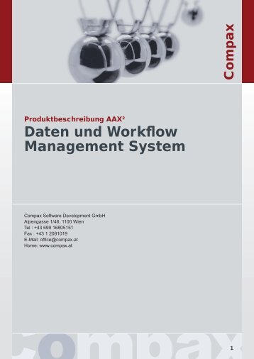 Daten und Workflow Management System - Compax Software ...