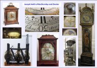 Joseph Smith Clockmaker of Barthomley and Chester