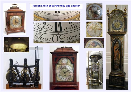 Joseph Smith Clockmaker of Barthomley and Chester