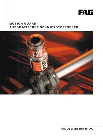 MOTION GUARD - AUTOMATISCHER SCHMIERSTOFFGEBER