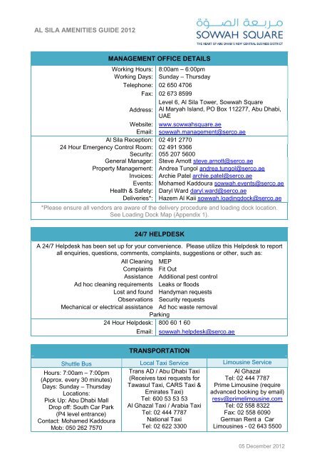 Safety And Health Policy Statement Of Cleary Sowwah Square