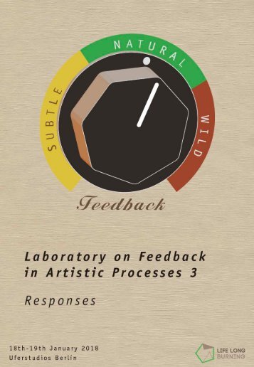 Laboratory on Feedback in Artistic Processes 3