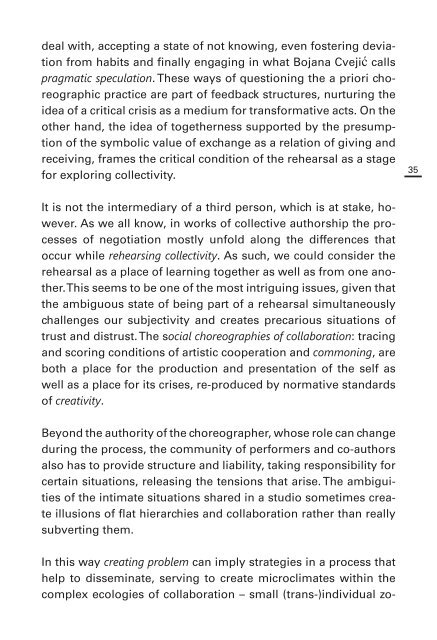 Laboratory on Feedback in Artistic Processes 3