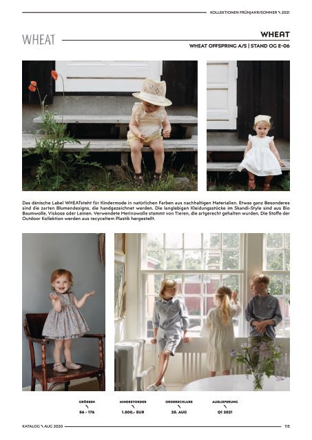 Kindermoden Nord Messemagazin August 2020