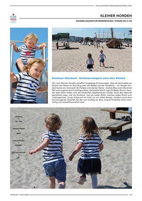 Kindermoden Nord Messemagazin August 2020