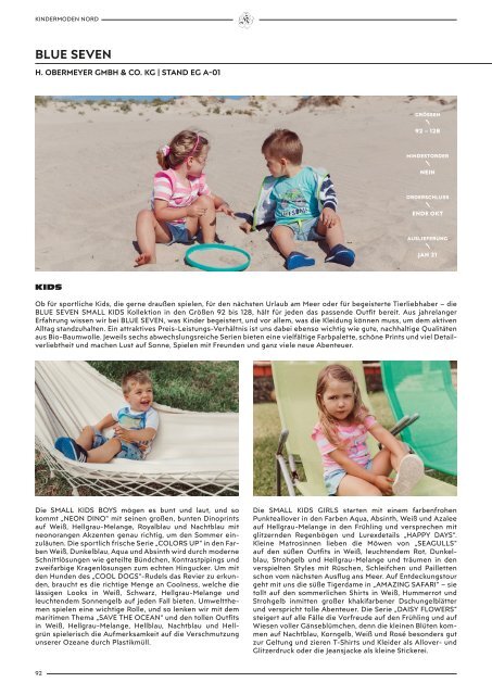 Kindermoden Nord Messemagazin August 2020