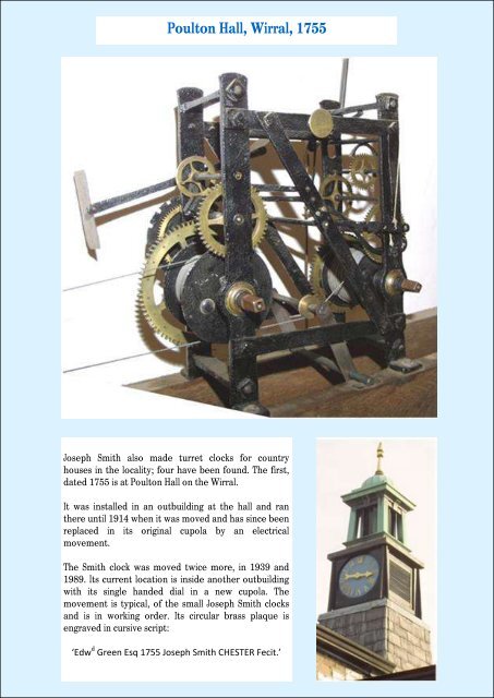 Joseph Smiths Turret Clocks