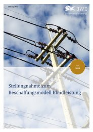 BWE-Stellungnahme Beschaffungsmodell von Blindleistung