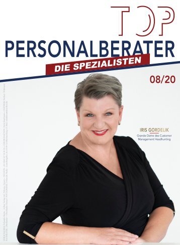 TOP PERSONALBERATER / Beilage im manager magazin 08/20