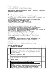 item 4.2 Perth & Kinross Acute & Primary - NHS Tayside