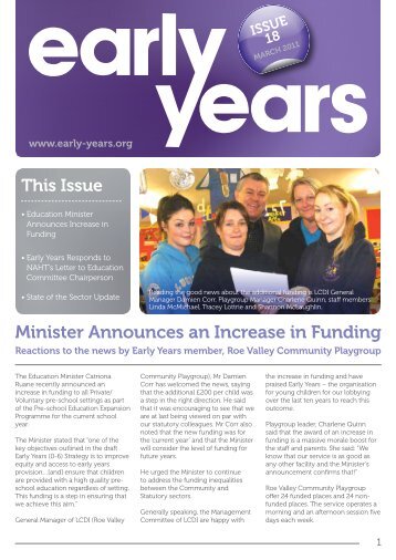 Issue Eighteen - March 2011 - Early Years