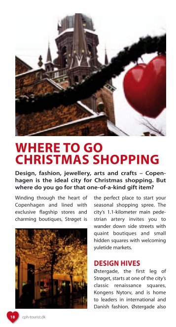 WHERE TO GO CHRISTMAS SHOPPING - Copenhagen Tourist