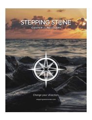 Stepping Stone Recovery Center Brochure 